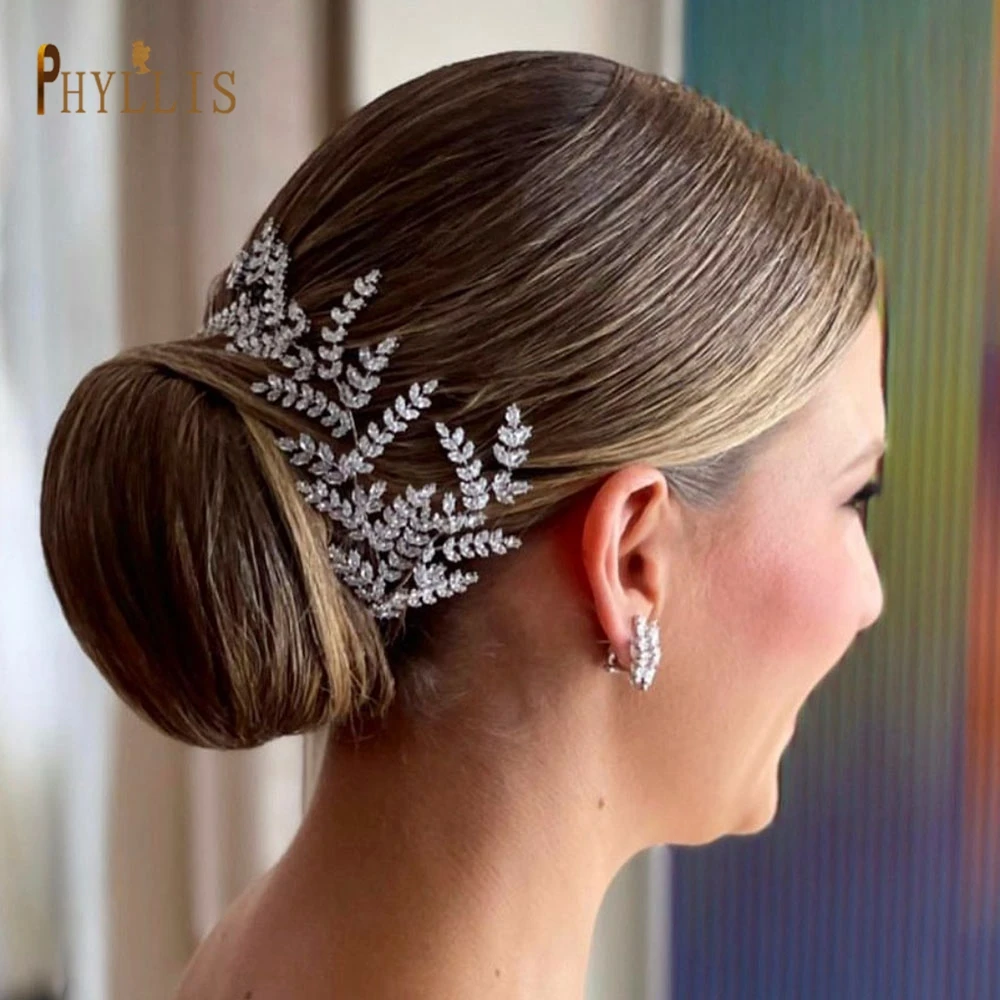 

A285 Bride Headdress Crystal Wedding Headband Zircon Bridal Headwear Women Headpieces Women Hair Jewelry Pageant Crown Tiara
