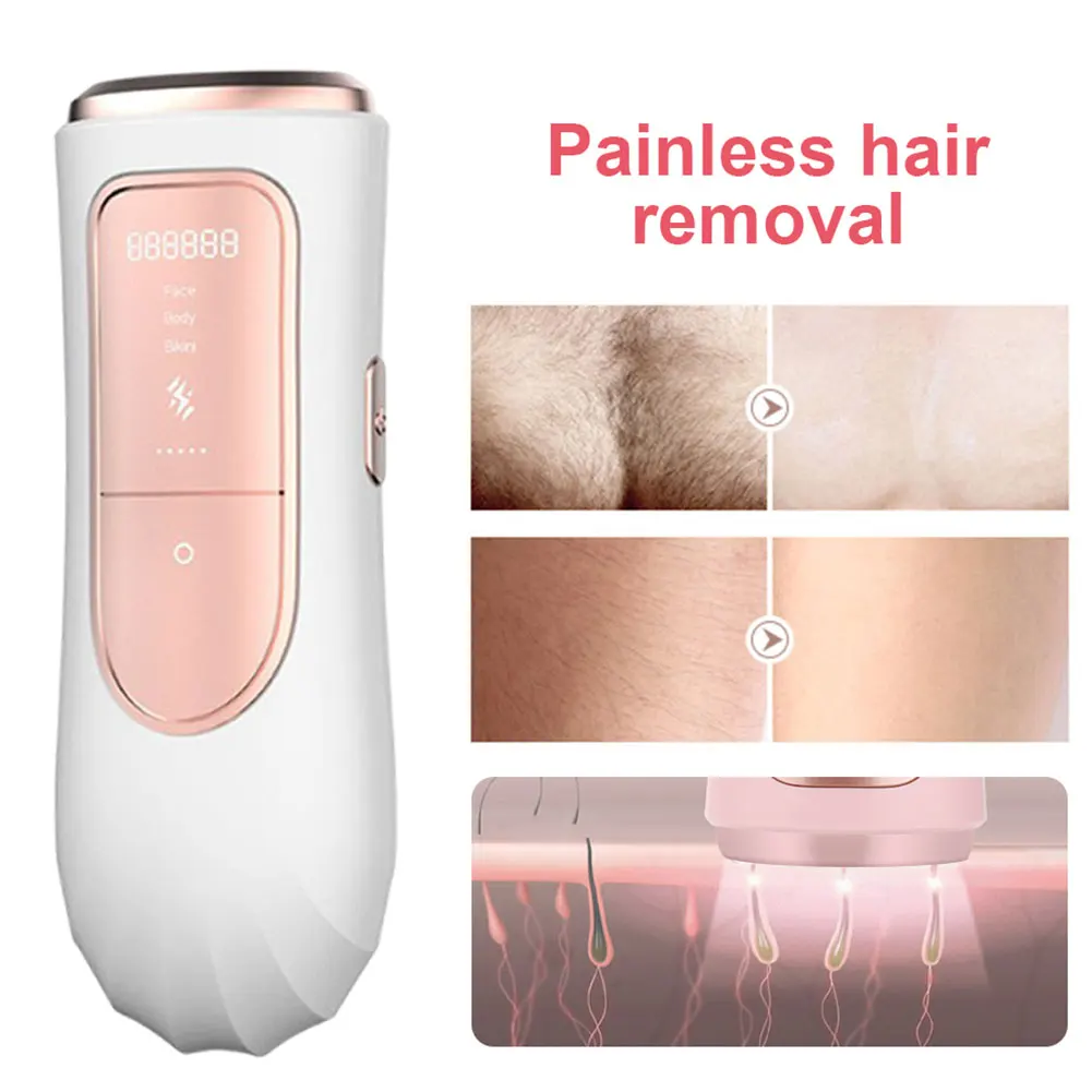

Hair Removal Device 880000 Flashes IPL Laser Epilator Permanent Painless Whole Body Facial Hair Removal Device Beauty Apparatu