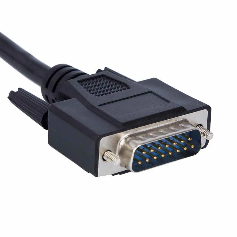 

OBD2 male to DB15 male interface extension connector OBD to DB15 data line