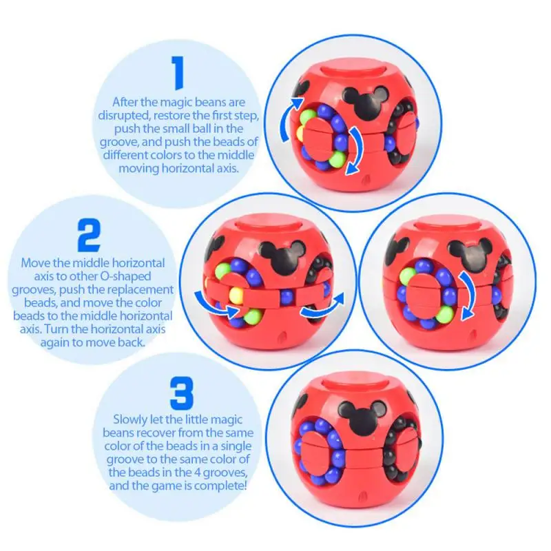 Развивайте интеллект Гамбург куб игрушка стресс спина Пальчиковый гироскоп