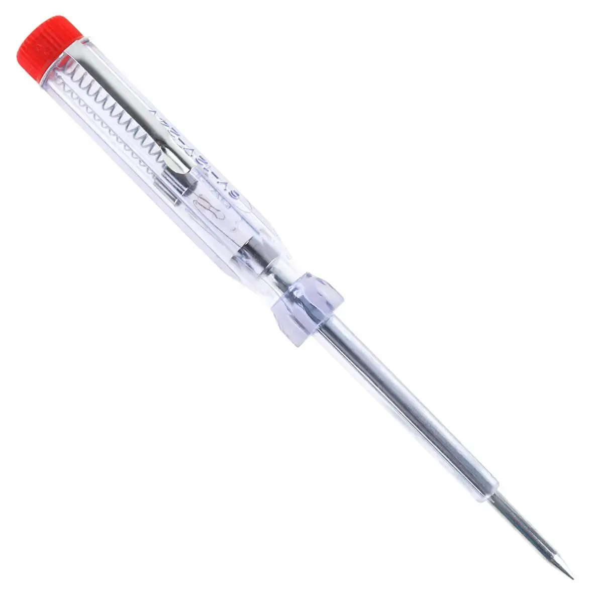 Тестер цепи напряжения электрической ручки 6-12 В миниатюрный со щупом и зажимом