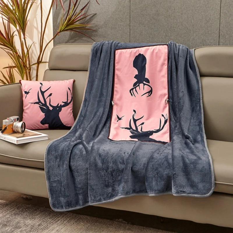 

Плюшевое флисовое Двухслойное складное одеяло, теплое утяжеленное одеяло для кровати, Двухслойное утолщенное мягкое удобное домашнее одеяло