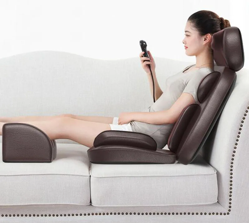 melhor 220v Ombro E Pescoço De Massagem Cervical, Cintura, Ombro E Costas Multifuncional Almofada De Cadeira Do Agregado Familiar Do Corpo Inteiro