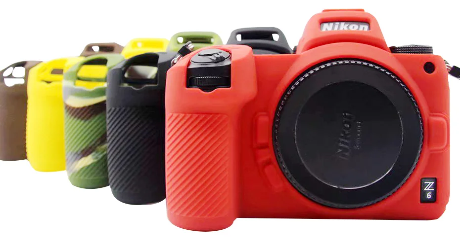 TENENELE сумки для камеры Nikon Z6 Z7 Мягкий силиконовый чехол цветной резиновый защитный чехол для Nikon Z 6/7 прочные аксессуары