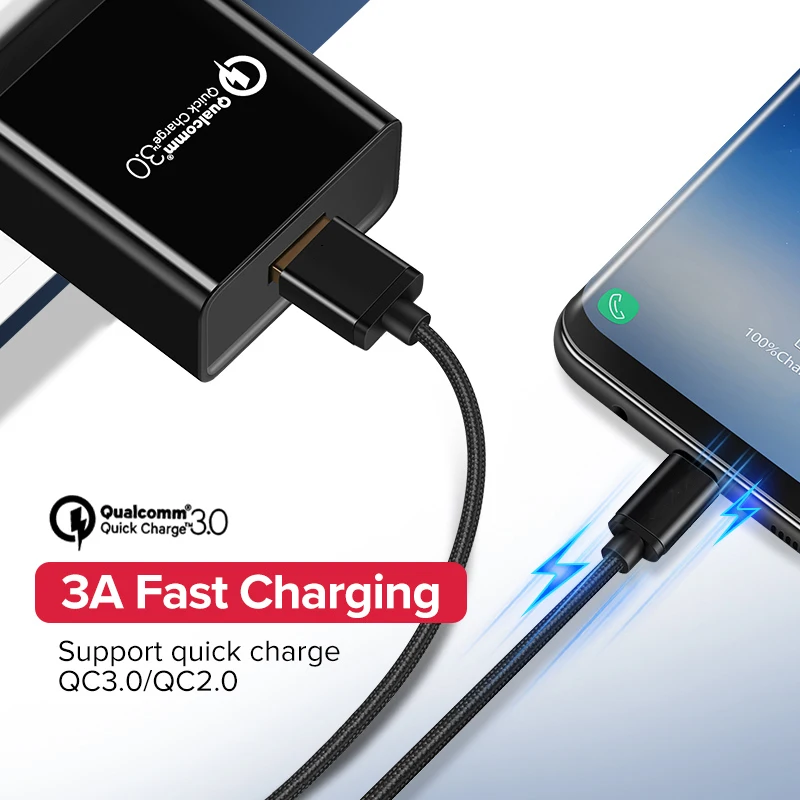 Кабель Baysrry USB Type-C для Samsung S21 S20 быстрая зарядка 3 0 кабель C Huawei P30 Xiaomi Redmi note 9 провод |