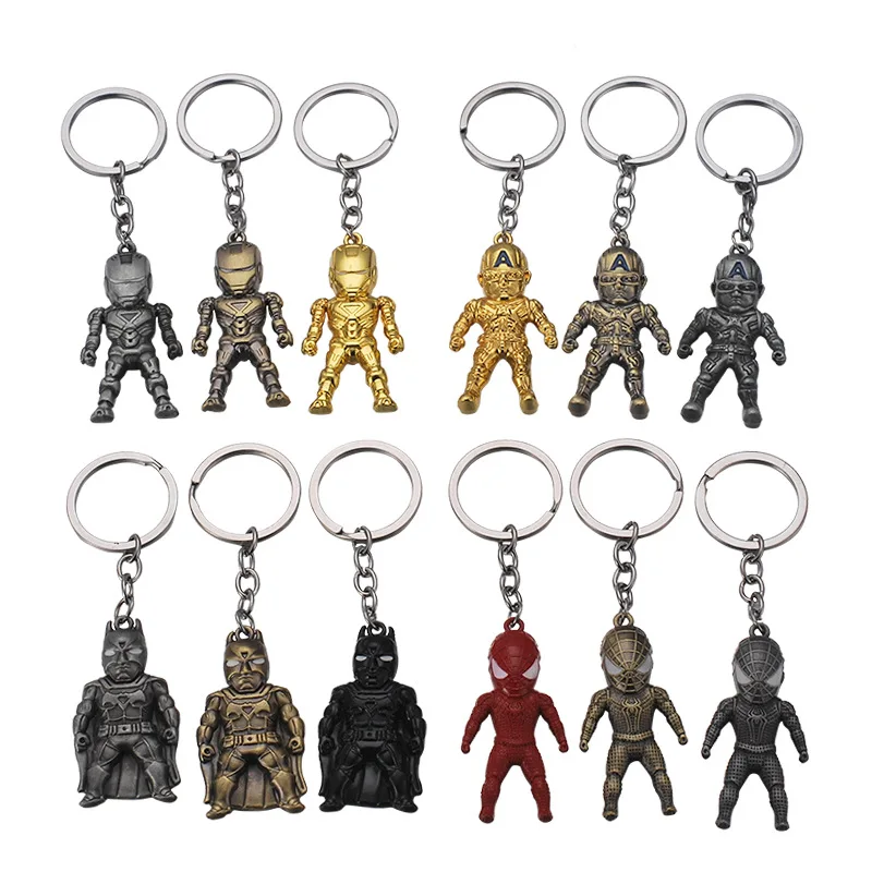 Мужские Мстители marvel's Hammer статуэтка брелок Капитан Америка щит Халк Бэтмен