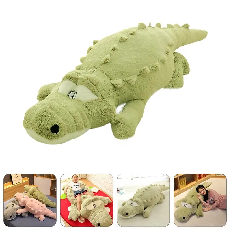 

1pc Multipurpose Comfortable Practical Lovely Animal Plush Doll Alligator Stuffed Doll