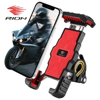 RION Phone Holder for Bicycle MTB Bike Cell Support Moto Motorcycle Smartphone Mobile Handlebar Stand Scooter Kickstand 6 5 Inch