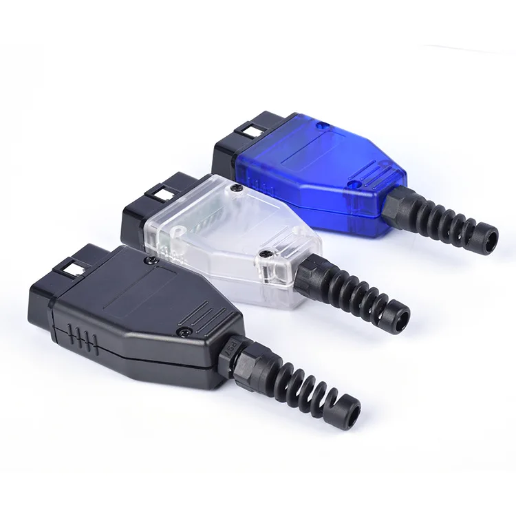 

OBD2 16 Pin Male Connector Adapter OBD OBDII EOBD Wiring Adapter Shell Car Auto Diagnostic Scanner Tool Plug with Screws