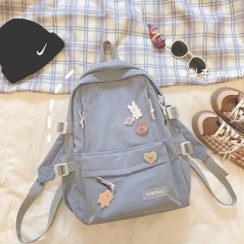 

Schoolbag female Korean version: high school students in ulzzang high school