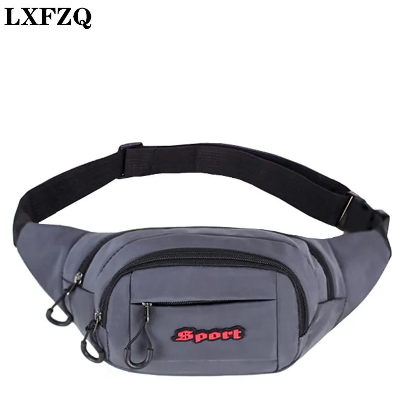 

LXFZQ Oxford cloth waist bag for men and women large capacity casual fashion running sports one-shoulder diagonal bag Fanny Pack