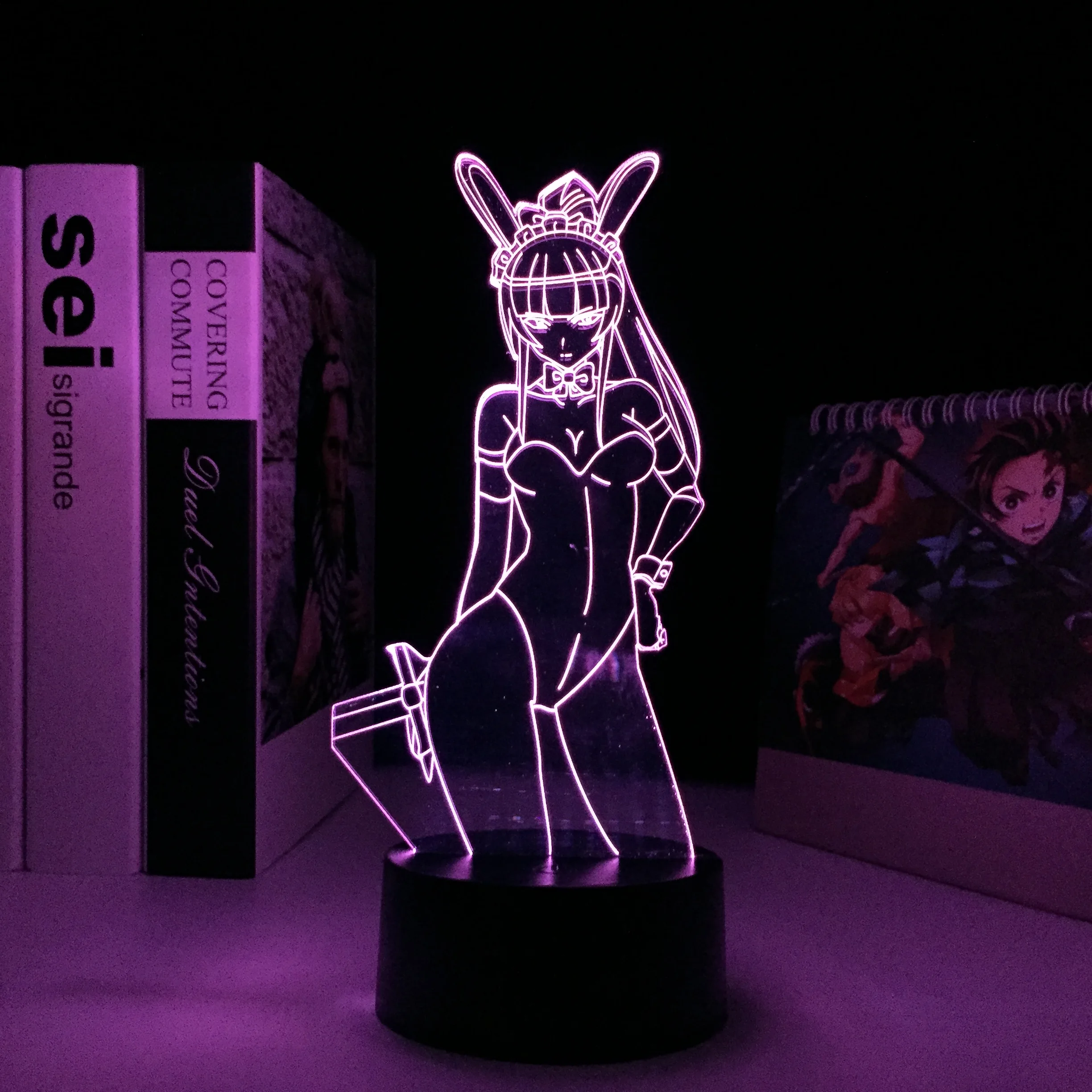 

Anime Overlord Narberal Gamma Led Night Light Lamp for Bedroom Decorative Nightlight Child Birthday Gift Room 3d Table Light Man