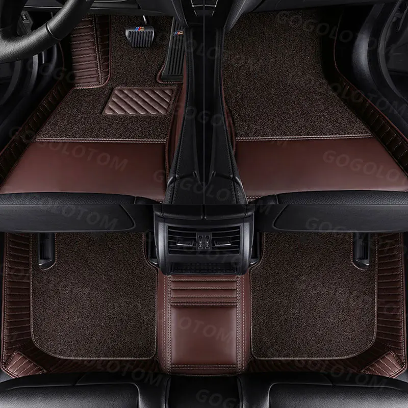 Пользовательские автомобильные коврики кожаные для Jeep Renegade Cherokee Grand Wrangler Commander