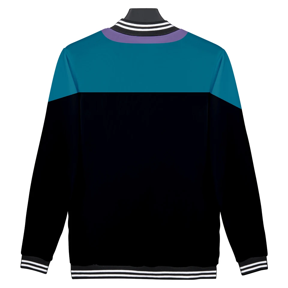 

3d sci-fi tv series star trek short hiking men/women baseball uniform cosplay harajuku jacket baseball jacket clothing