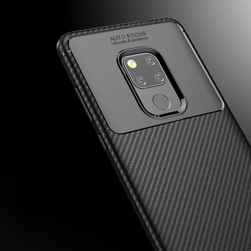 Mate20 армированный чехол из углеродного волокна для Huawei Mate 20 Pro Lite силиконовый