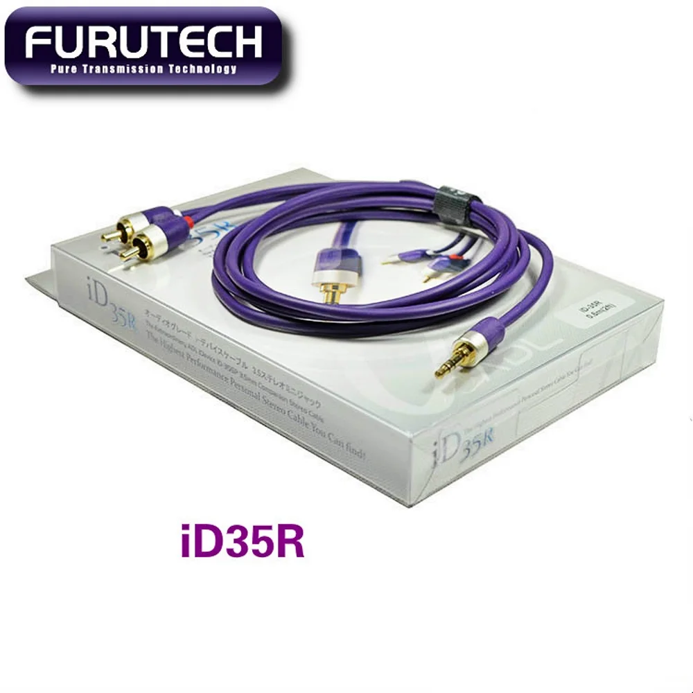Кабель FURUTECH ADL ID 35R RCA аудиокабель 3 5 мм в 2RCA штекер для усилителя сабвуфера