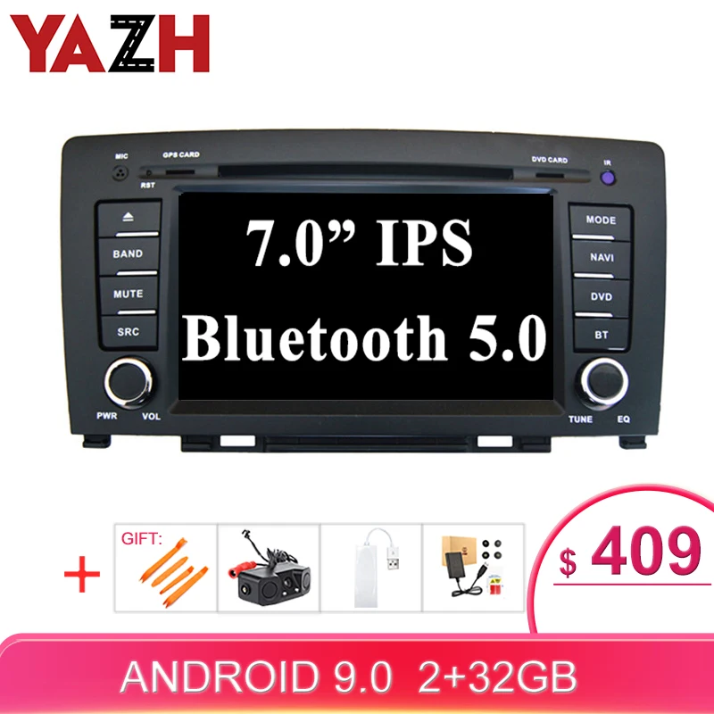 Автомобильный DVD плеер YAZH 1080*600 IPS дисплей двойной din GPS навигация для Great Wall H6