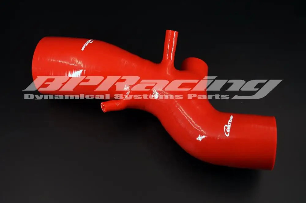Силиконовый турбо Впускной индукционный шланг/труба для Mitsubishi Lancer EVO 7 8 9 CT9A red |