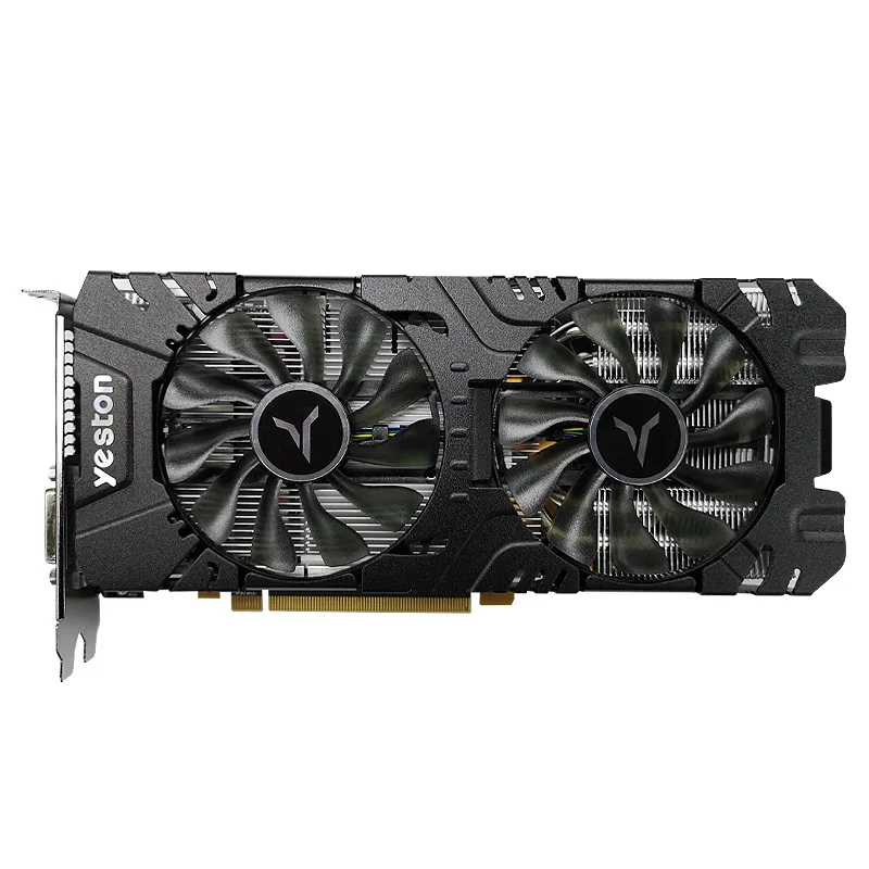 Yeston RX580 2048SP 8G D5 GAEA Ie карты Radeon Chill Polaris 20 двойной вентилятор охлаждения 8 ГБ GDDR5 256Bit