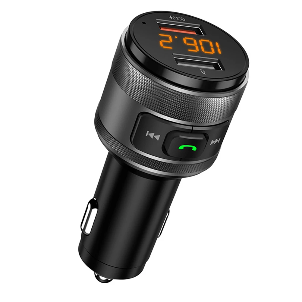 FM трансмиттер автомобильный с 2 USB портами и поддержкой Bluetooth|FM-трансмиттеры| |