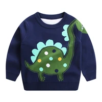 sweater boy winter knit jumper children dinosaur clothes tops autumn warm for baby toddlers