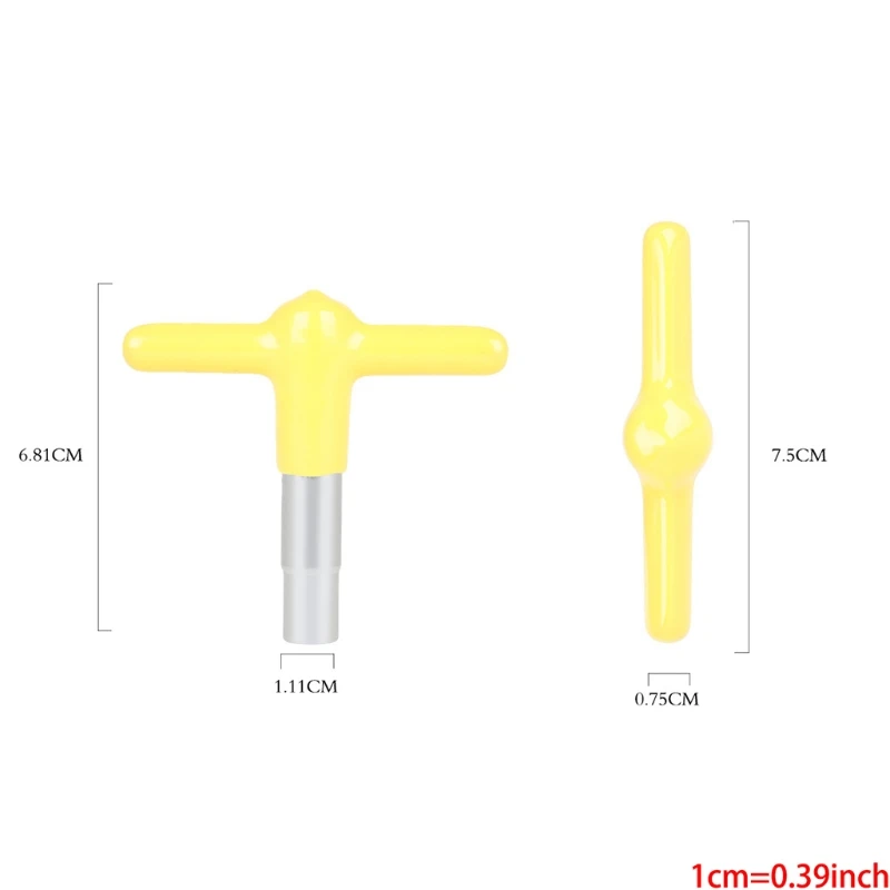 Нержавеющий инструмент для настройки барабанов начинающих Т-образный ключ