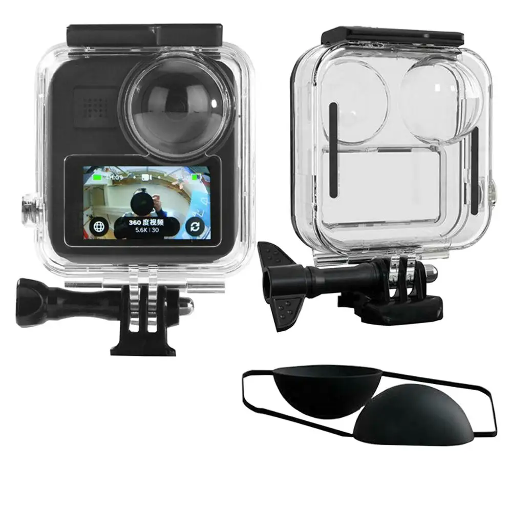 Водонепроницаемый корпус для камеры Go Pro Max, защитный чехол для панорамной камеры Go Pro 360, аксессуары для подводной съемки - изображение