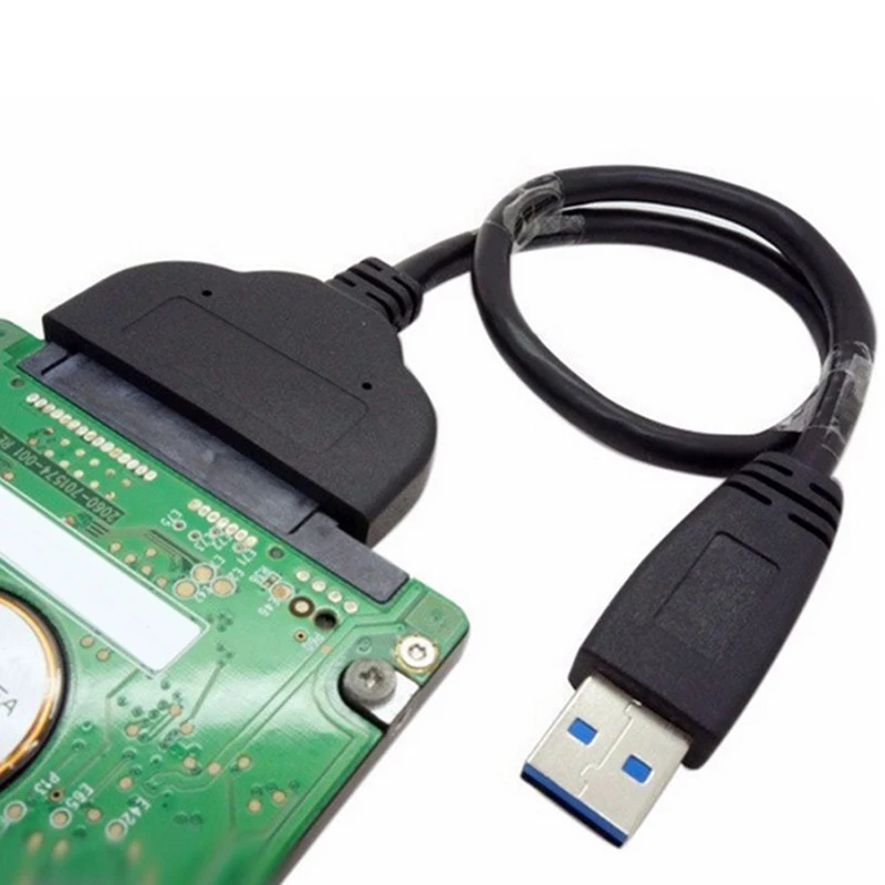 Прочный и практичный в использовании 22 Pin SATA3 к USB 3 0 2 5 дюймов жесткий диск SSD