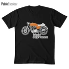 Тройная эспрессо велосипедная футболка laverda Bike moto rbike moto cafe racer Triple эспрессо на заказ