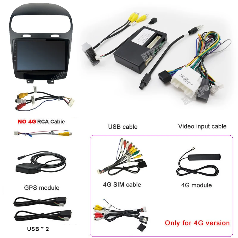 Для Dodge Journey Fiat Leap 2012-2020 Android 10 0 Octa Core 6 + 128G Gps навигация автомобильный
