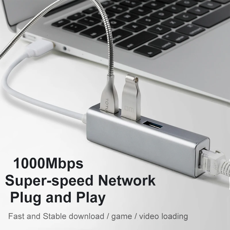 USB 3 0 Rj45 Lan Ethernet адаптер Сетевая карта к RJ45 для Windows 10 Macbook Xiaomi Mi ПК |