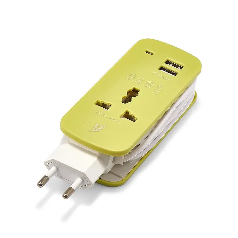 Серый ЕС Путешествия мощность полосы розетка с USB мощность удлинитель США Великобритания разъем удлинитель AC мощность полосы для смартфона зарядное устройство - Цвет: Серый