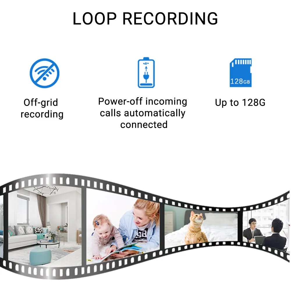 Новая Wifi мини камера ночного видения 1080P Беспроводная радионяня наблюдения Домашняя безопасность P2P мини камера WiFi