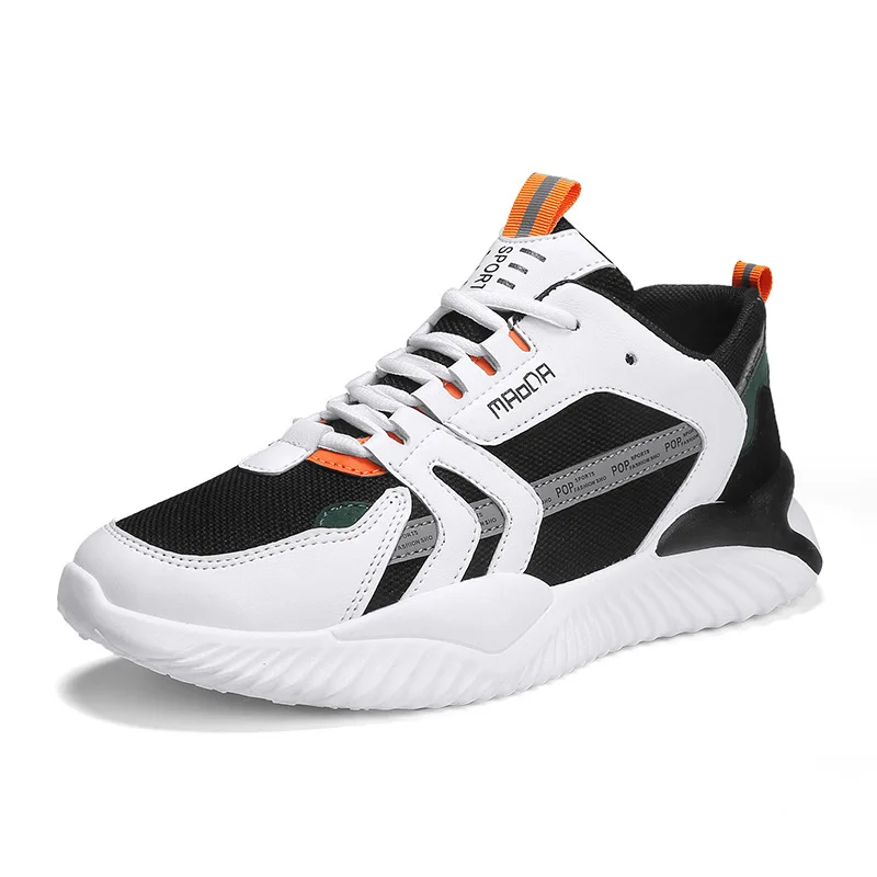 

Men's Shoes New Harajuku Thick-soled Multicolor Stitching Korean Trend of Sports Casual Breathable All-match Men Sneakers