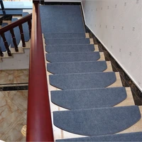 13pcs set stair treads rectangle non slip rugs stair mats pads carpet in 9 colors repeatedly use safety pads mat for home new