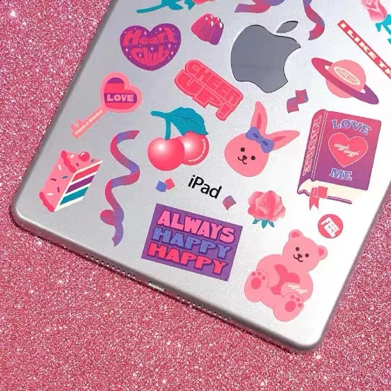 В Корейском стиле с рисунком из мультфильмов в ретро Милые наклейки