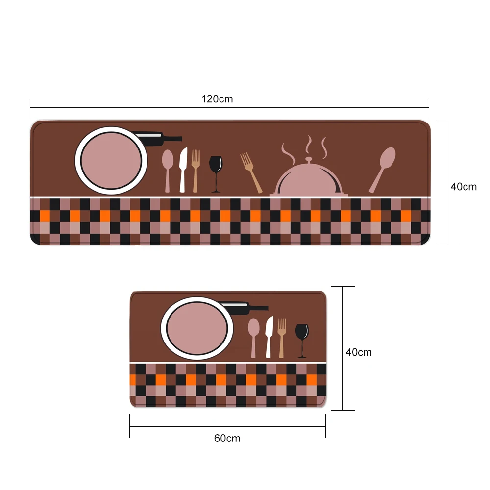 Противоскользящий кухонный коврик длинный ковер для кухни гостиной Придверный