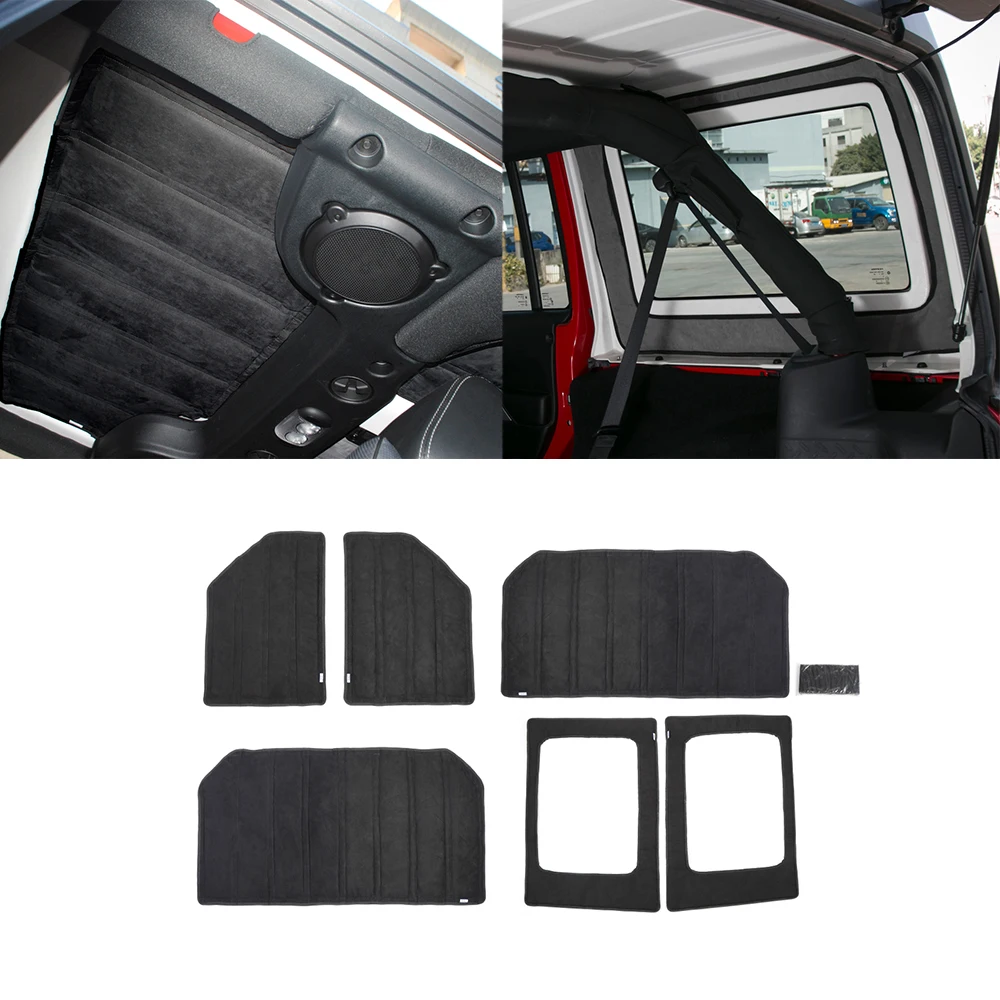 

Жесткая изоляция для автомобильного окна/крыши, заднего стекла, хлопок для Jeep Wrangler JK 2007 2008 2009 2010, 4 двери, аксессуары для интерьера автомобиля...