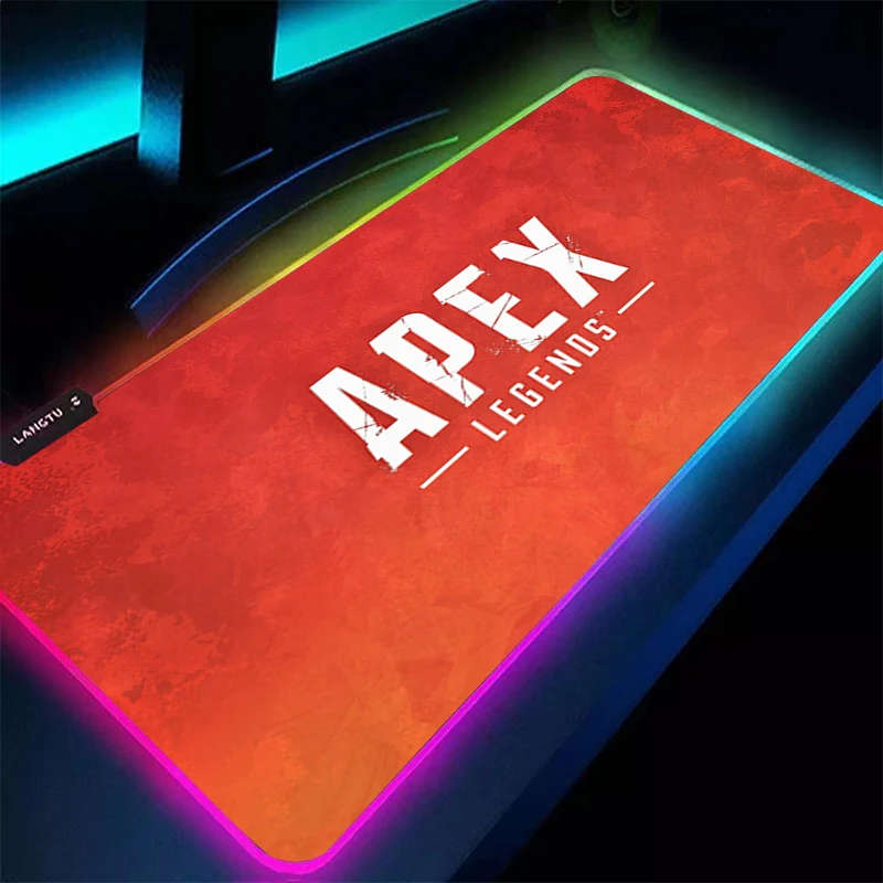 

RGB Large Gaming Mouse Pad 900x400/350X600mm LED Lighting Mousepad Gamer Computer Desk Mat Pad Gamer APEX legends