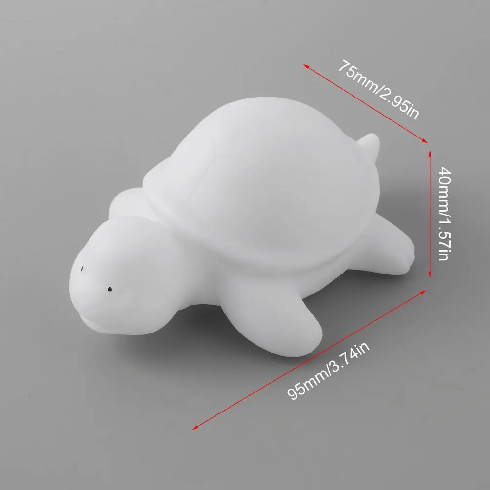 

Colorful Animal Mood Light Desktop Ornaments Turtle Night Light Bedroom Lighting Decoration Battery Powered Indoor Mini Lamp