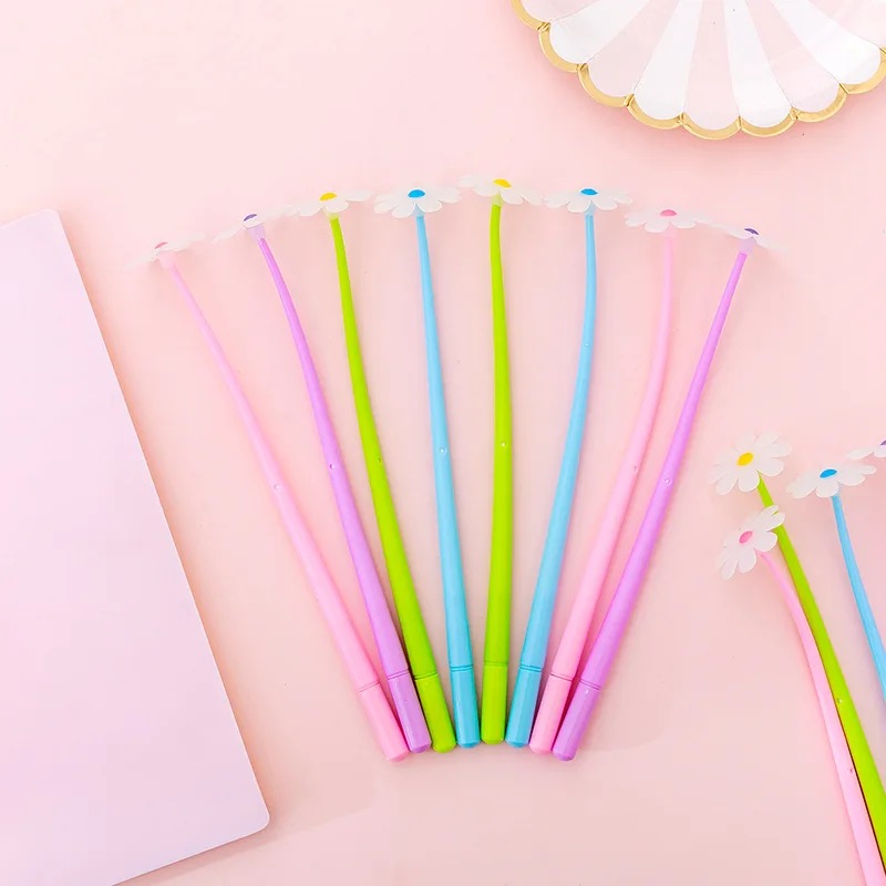 24 шт. креативный мультяшный светильник цветная гелевая ручка с подсолнухами