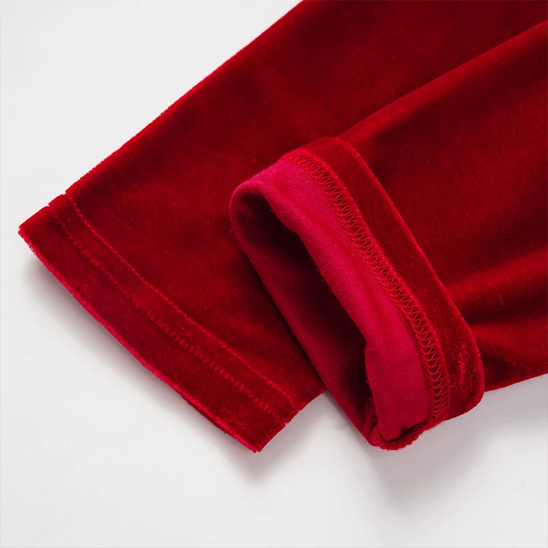 Новое Сетчатое лоскутное осеннее платье принцессы WeLaken с блестками красное для