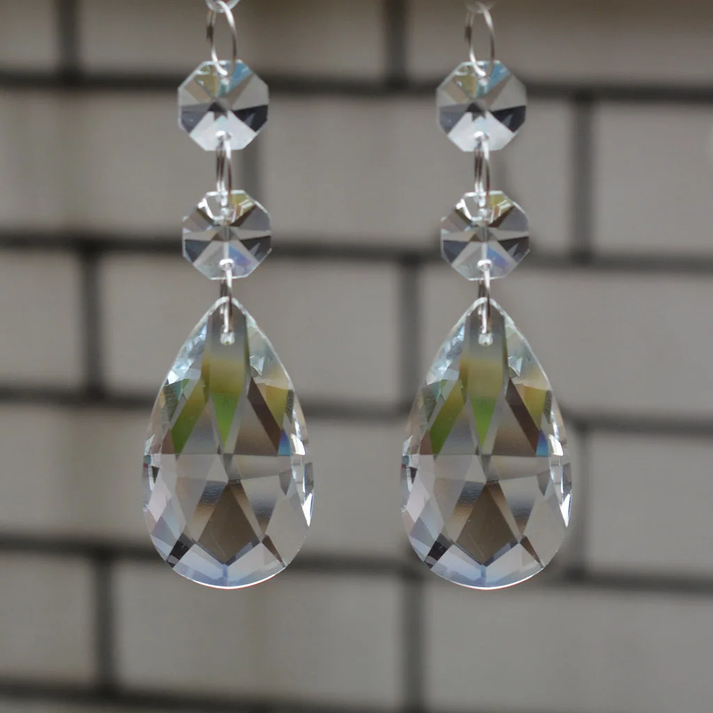 Слеза хрустальные бусы нити для люстр Висячие Хрустальные Бусы цепочка гирлянда