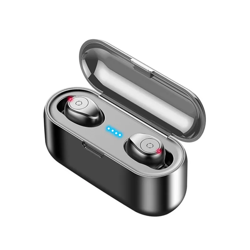 8D 2000 mAh B Беспроводные наушники с Bluetooth 5,0, IPX7, водонепроницаемые, 9D, стерео, спортивные наушники с 4000 мАч, внешний аккумулятор, TWS, Bluetooth наушники - Цвет: 8D 2000 mAh B