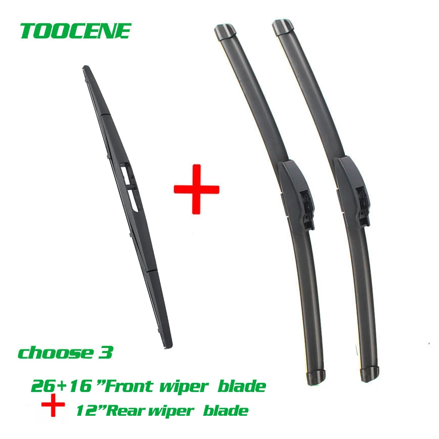 Front and Rear Wiper Blades For Honda Accord 2003-2008 pair 26+16+12 Auto Windscreen Windshield Wipers Car Styling | Автомобили и