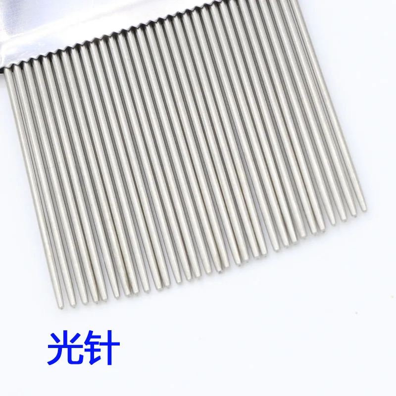 Гребень для удаления вшей из нержавеющей стали товары кошек и собак длинные