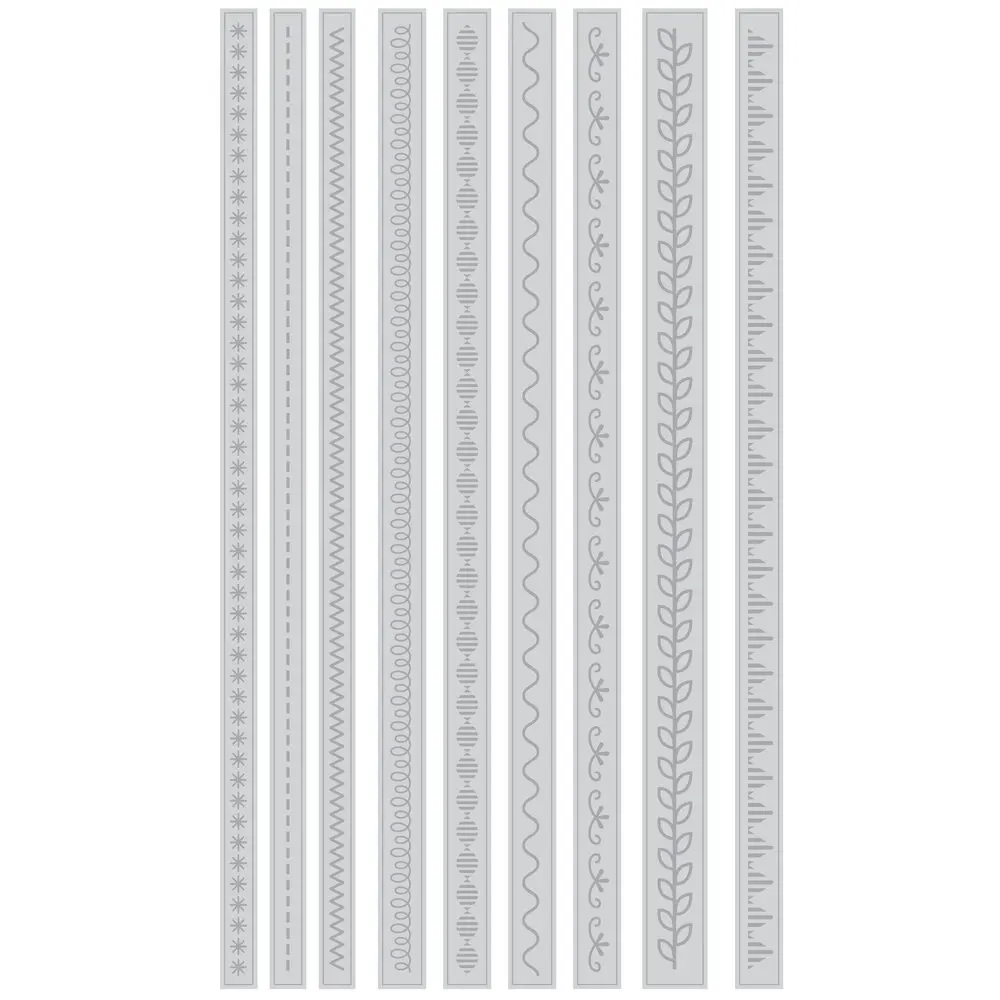 Металлические штампы для вырезания 9 шт. границы форма карточка Скрапбукинг