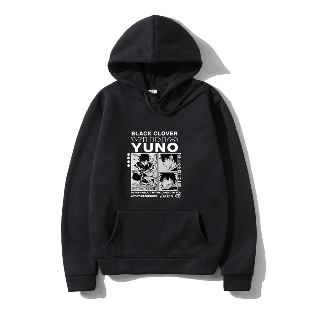 

Black Clover Anime Asta Yuno Yami 2021 New Product Spot Fashion Comic Print Winter Thick Sports Trend Loose Couples Hoodie