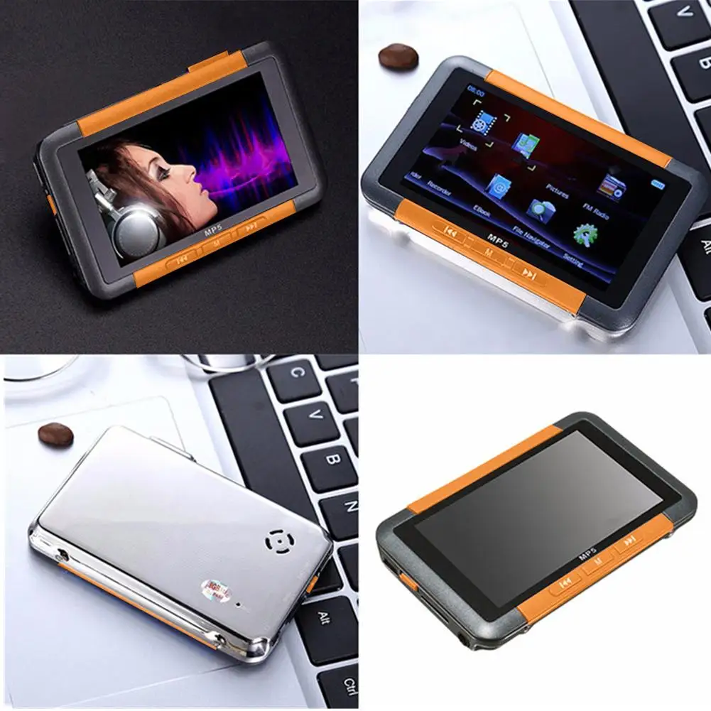 3 'ƎG 16G тонкий LCD HD 720P MP5 видео музыкальный медиаплеер FM радио плеер 1280x720