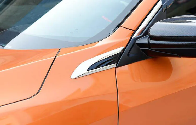 ABS хромированный боковой брызговик босветильник свет логотип крылья блестки